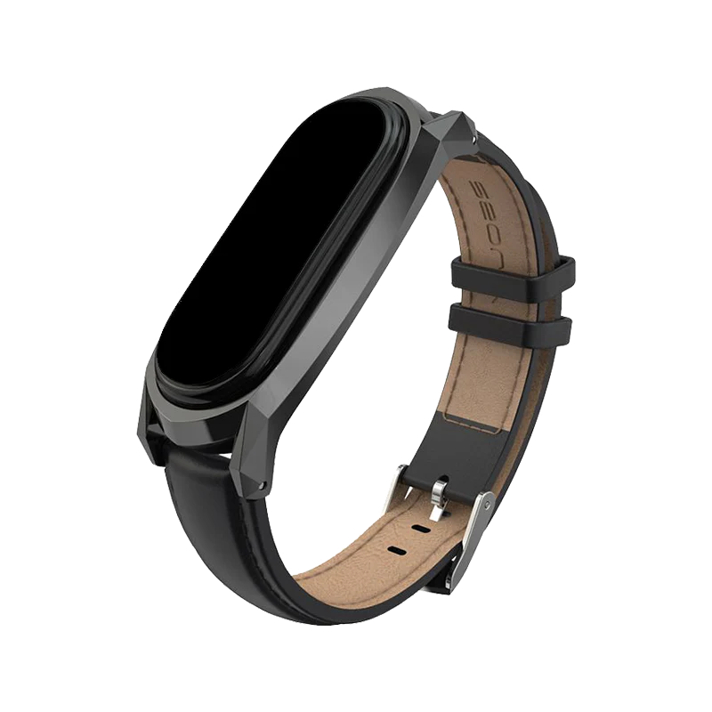 Opaska skórzana do Mi Smart Band 5/6 - Image 3