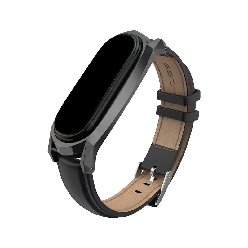 Opaska skórzana do Mi Smart Band 5/6 - Image 4